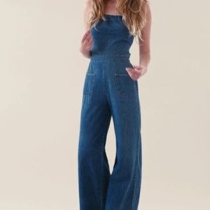 70s Jean Genie Denim Jumpsuit